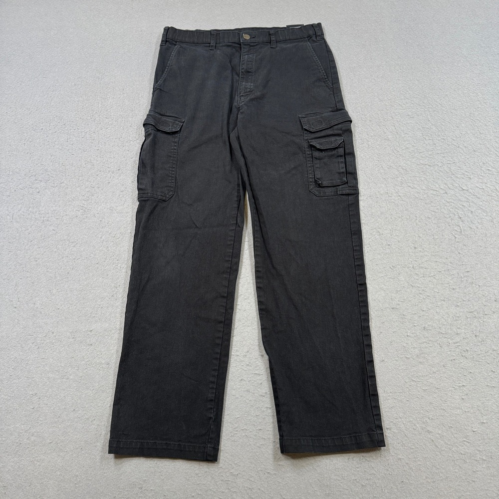 Dakota Cargo Pants Mens 36x32 Black Straight Leg Utility Workwear Hiking Outdoor